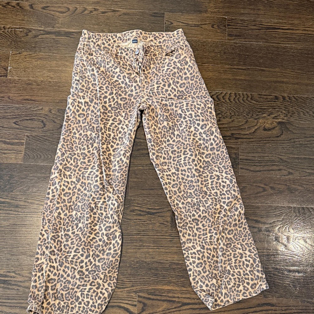 American Eagle Animal Print Stretch Pants